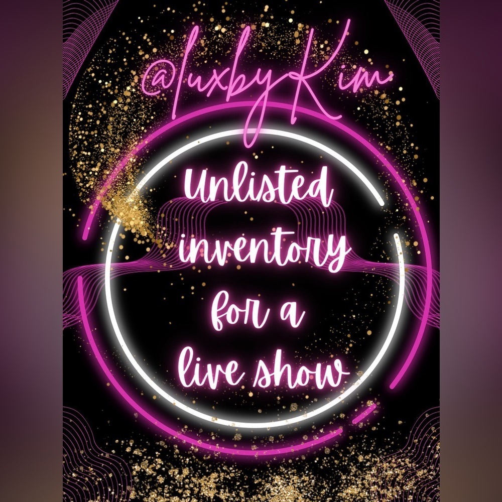 Unlisted item for a live show